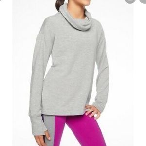 Athleta fleece pullover never worn